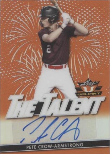 2020 Leaf Valiant - Pete Crow-Armstrong #TT-PCA