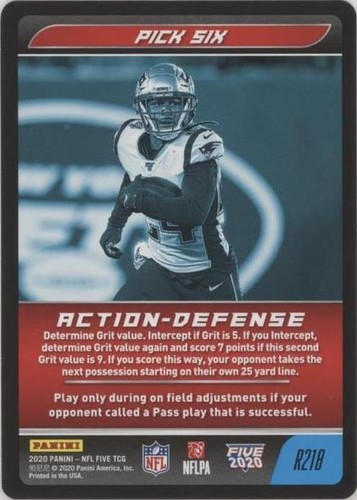 2020 Panini NFL Five TCG Stephon Gilmore #R218