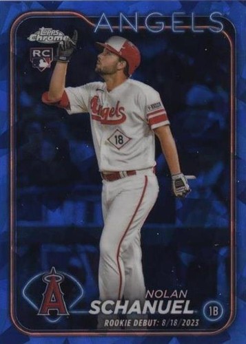 2024 Topps Chrome Update Series Sapphire Edition - Nolan Schanuel #USCS193