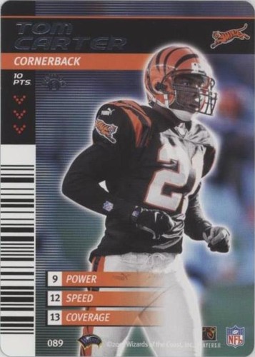 2001-02 NFL Showdown 1st Edition Tom Carter #089