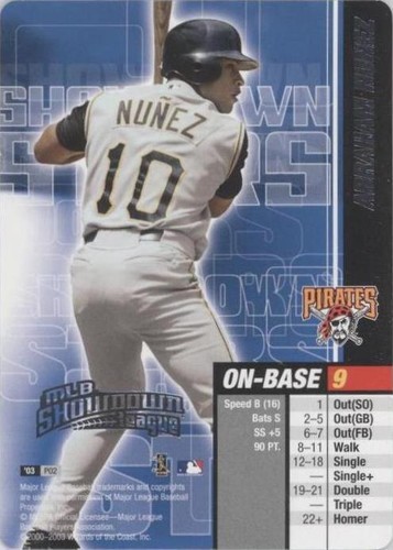 2003 MLB Showdown League Promos - Abraham Nunez #P02