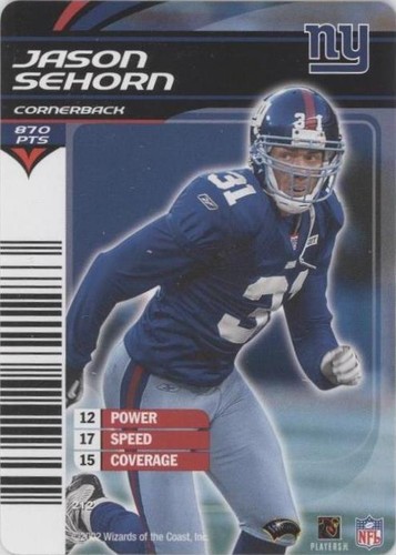 2002-03 NFL Showdown Jason Sehorn #212