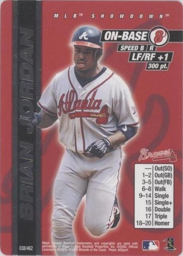 2000 MLB Showdown - Brian Jordan #038