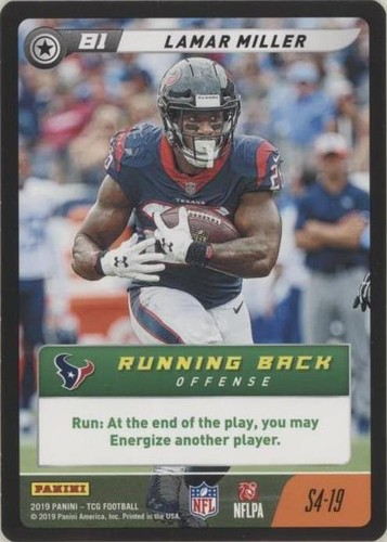 2019 Panini NFL Five TCG Lamar Miller #S4-19