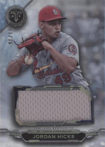2019 Topps Triple Threads - Jordan Hicks #SJR-JHI1