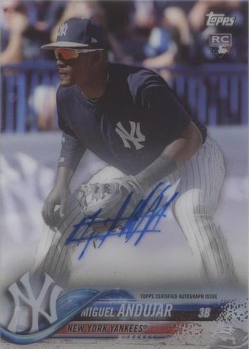 2018 Topps Clearly Authentic Autographs - Miguel Andujar #CAA-MA