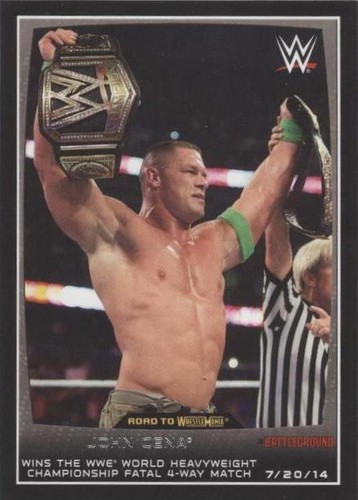 2015 Topps WWE Road to Wrestlemania - John Cena #36