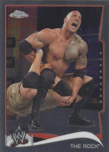 2014 Topps Chrome WWE - The Rock #40