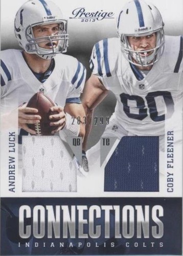 2013 Panini Prestige Andrew Luck Coby Fleener #19