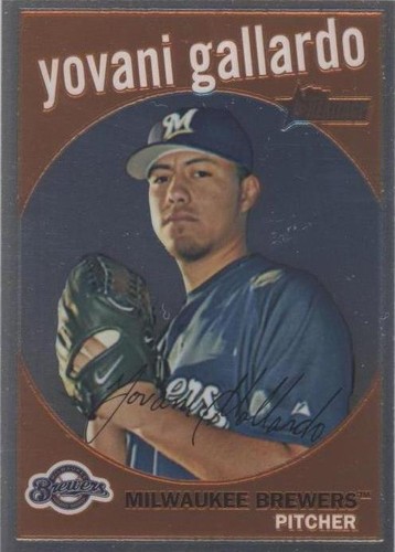 2008 Topps Heritage - Yovani Gallardo #C185