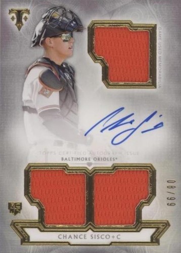 2018 Topps Triple Threads - Chance Sisco #RFPAR-CS