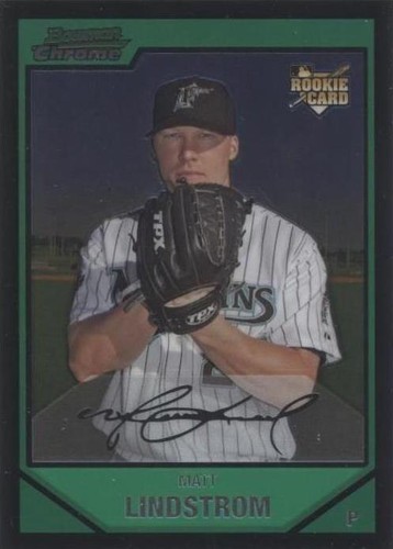 2007 Bowman Chrome - Matt Lindstrom #197