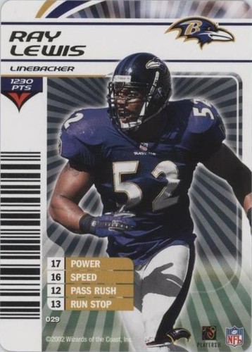 2002-03 NFL Showdown Ray Lewis #029