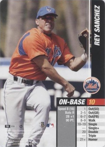 2003 MLB Showdown Trading Deadline - Rey Sanchez #016