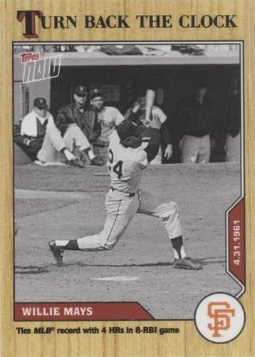 2020 Topps Now Turn Back the Clock - Willie Mays #31