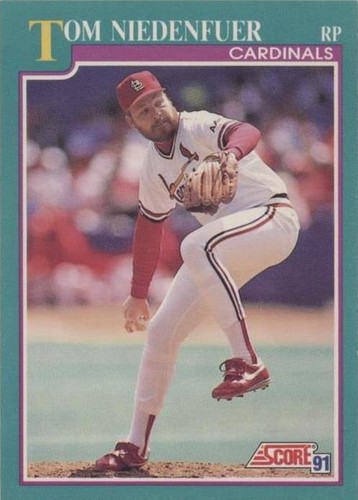 1991 Score - Tom Niedenfuer #217