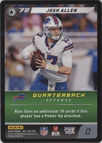 2021 Panini NFL Five TCG Isaiah Simmons #C3