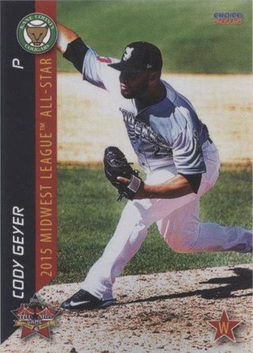 2015 Choice Midwest League All-Stars - Cody Geyer #25