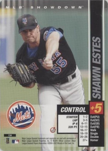 2002 MLB Showdown Trading Deadline - Shawn Estes #134