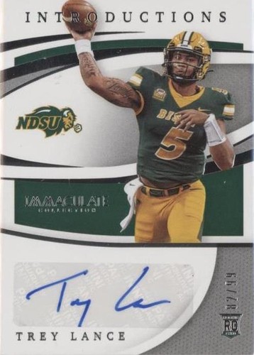 2021 Panini Immaculate Collection Collegiate Trey Lance #IMI-TL