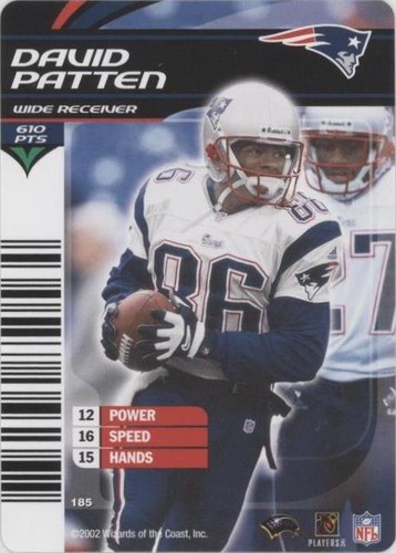 2002-03 NFL Showdown David Patten #185