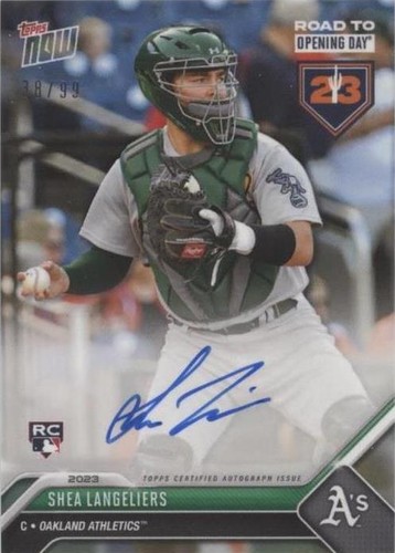 2023 Topps Now Road to Opening Day - Shea Langeliers #A-21