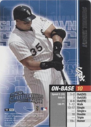 2003 MLB Showdown League Promos - Frank Thomas #P34