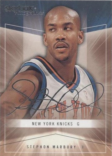 2004-05 Skybox Autographics - Stephon Marbury #29