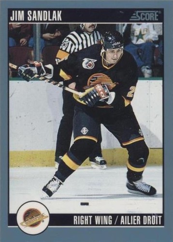 1992-93 Score Canadian - Jim Sandlak #379
