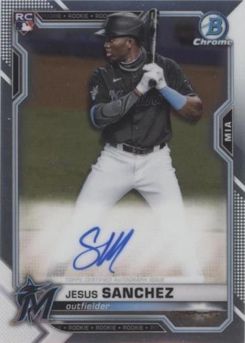 2021 Bowman Chrome - Jesus Sanchez #BCRA-JS