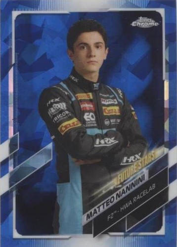 2021 Topps Chrome Sapphire Edition Formula 1 - Matteo Nannini #74