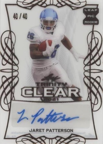 2021 Leaf Trinity Jaret Patterson #CA-JP1