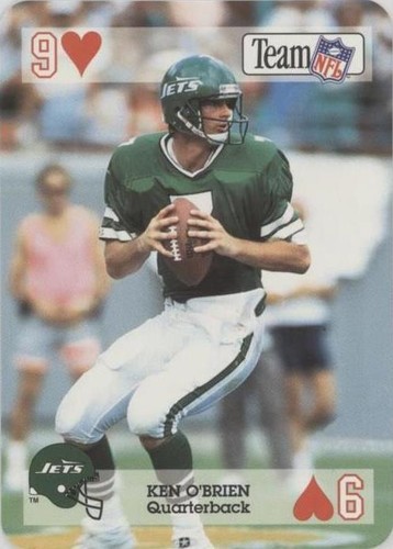1992 Sport Decks Team NFL Star Cards Playing Cards Ken O'Brien #9H
