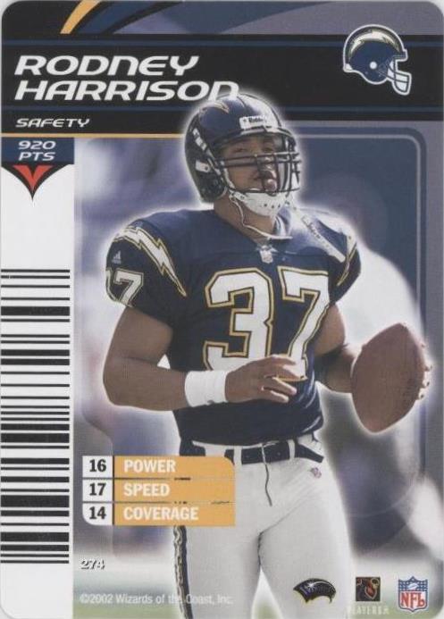 2002-03 NFL Showdown Rodney Harrison #274