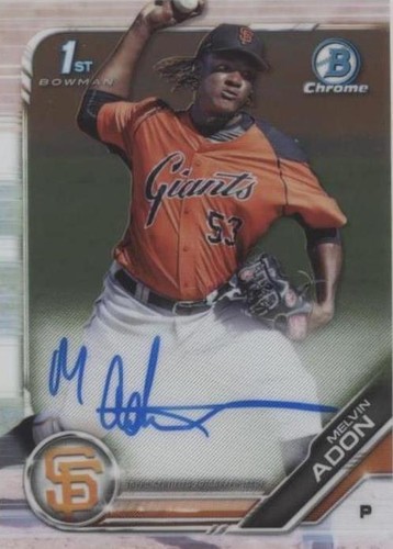2019 Bowman Chrome - Melvin Adon #CPA-MA