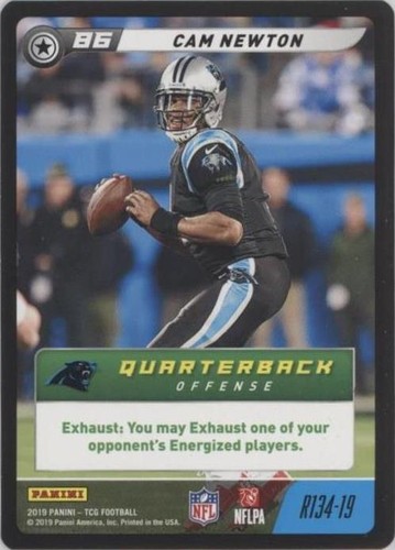 2019 Panini NFL Five TCG Cam Newton #R134-19
