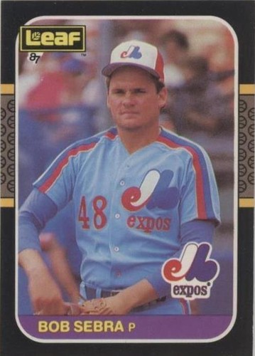 1987 Leaf Canadian - Bob Sebra #213
