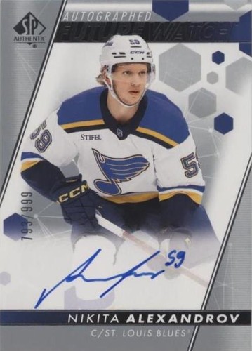 2022-23 SP Authentic - Nikita Alexandrov #174