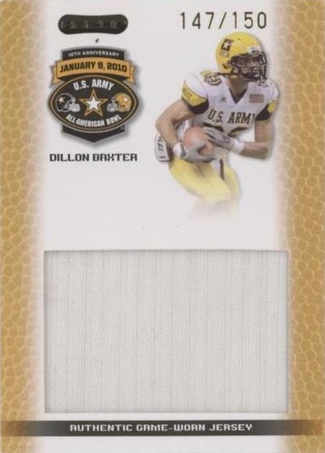 2010 Razor U.S. Army All-American Bowl Dillon Baxter #JS-DB1
