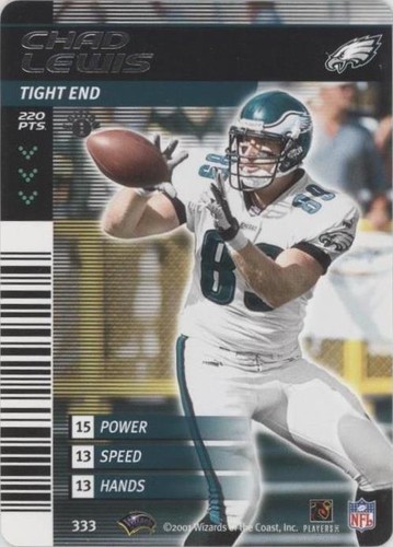 2001-02 NFL Showdown 1st Edition Chad Lewis #333