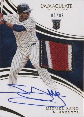 2016 Panini Immaculate Collection - Miguel Sanó #122