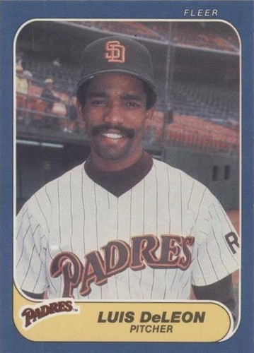 1986 Fleer - Luis DeLeon #318