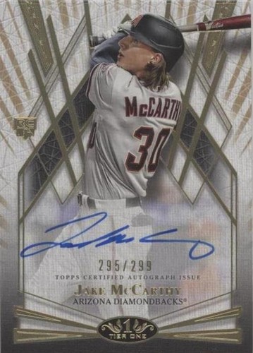 2022 Topps Tier One - Jake McCarthy #BOA-JMY