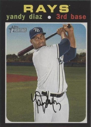 2020 Topps Heritage High Number - Yandy Diaz #554