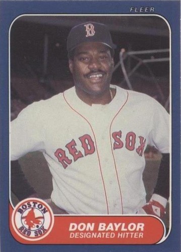 1986 Fleer Update - Don Baylor #U-10