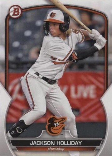 ゲームセンター・ゲームカード BOWMAN STERLING JACKSON HOLLIDAY 2023 Bowman Sterling Jackson Holliday Auto Refractor SP
