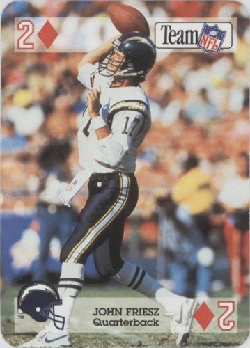 1992 Sport Decks Team NFL Star Cards Playing Cards John Friesz #2D
