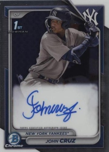 2024 Bowman - John Cruz #CPA-JCZ