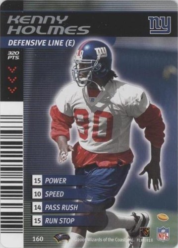 2001-02 NFL Showdown 1st & Goal Kenny Holmes #160