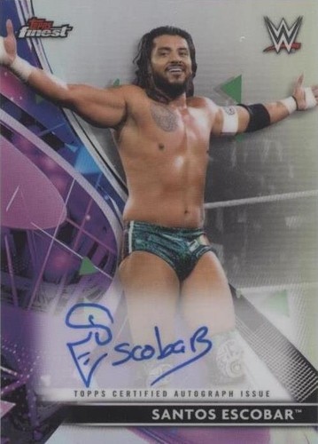 2021 Topps Finest WWE - Santos Escobar #RA-SE